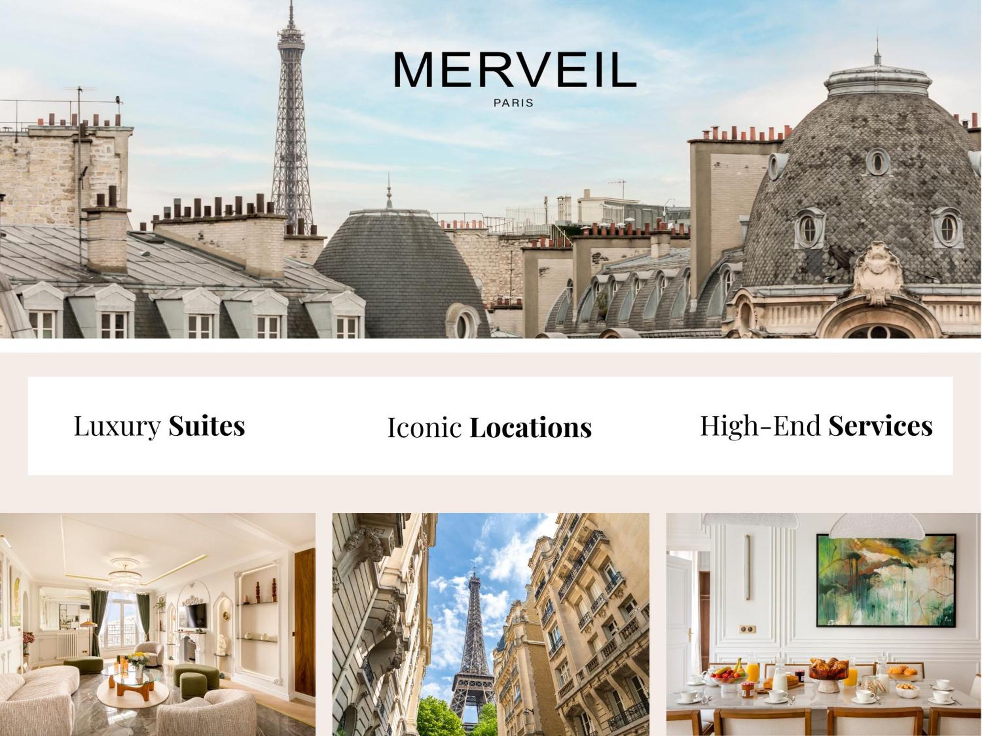 Merveil - Luxury Suite - Tour Eiffel - Bac II Paris Eksteriør bilde